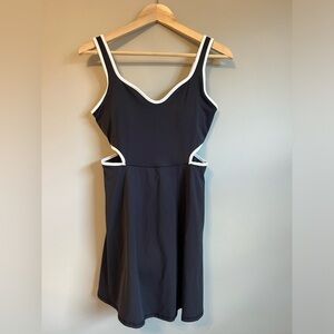 🏁B&W CUT OUT TENNIS DRESS 🎾